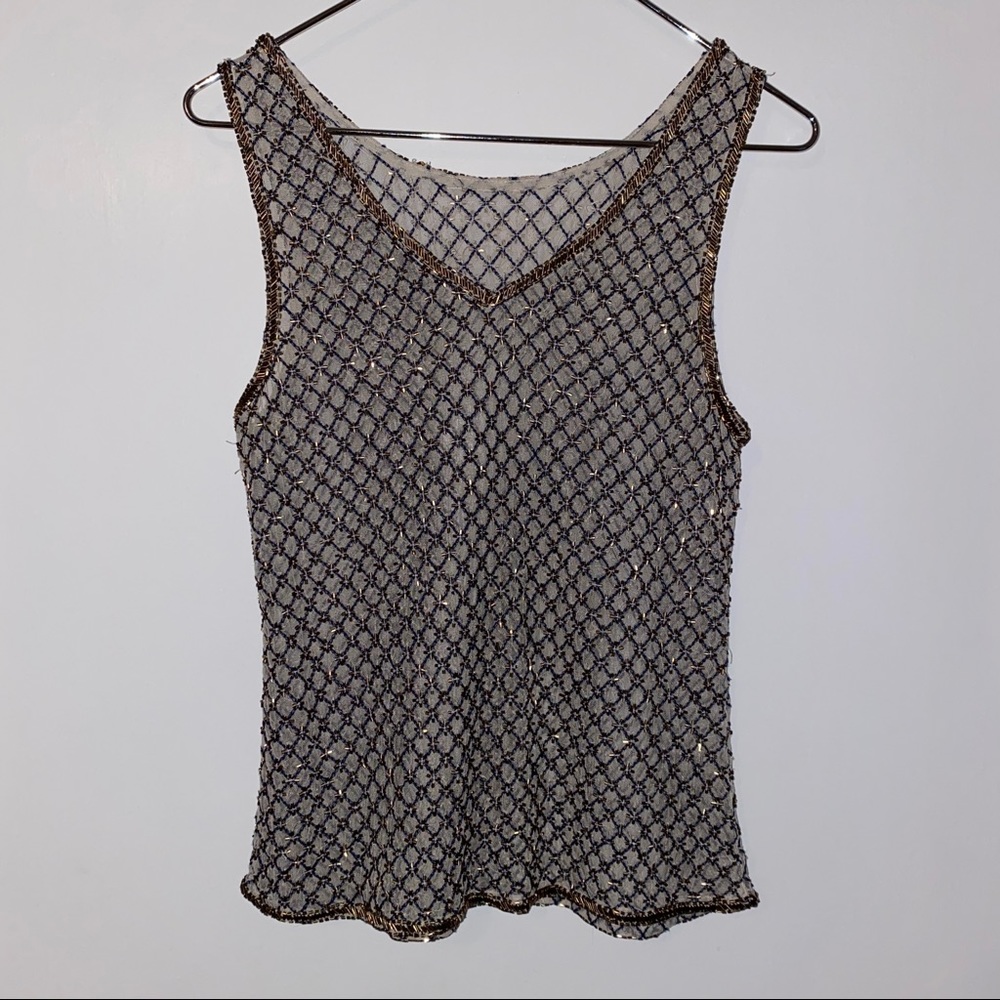 Retro beaded top to die for!